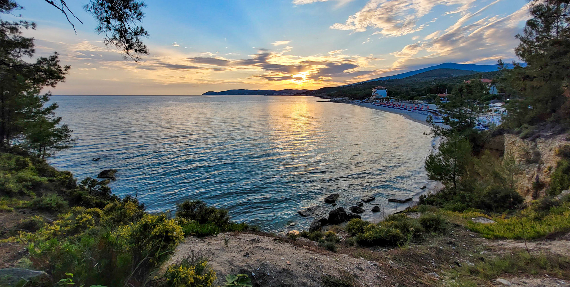 Plaja Pefkari. Pefkari. Thasos