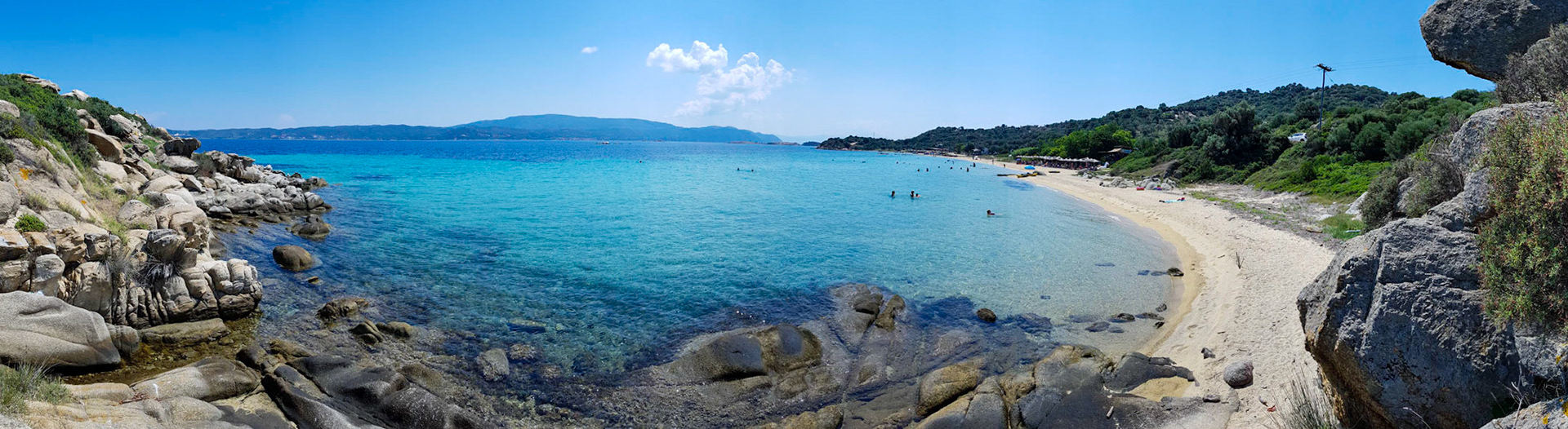 Plaja Agios Giorgios. Insula Ammouliani