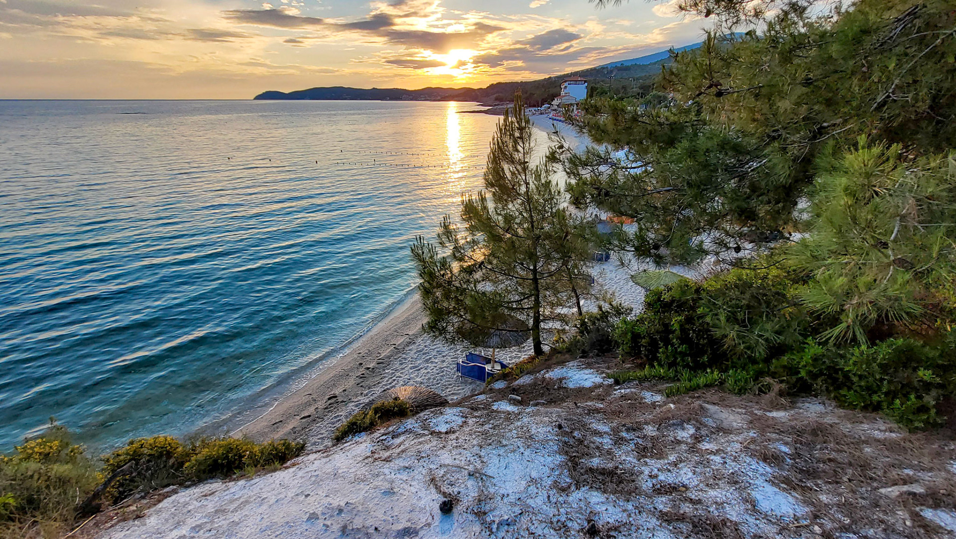 Plaja Pefkari. Pefkari. Thasos