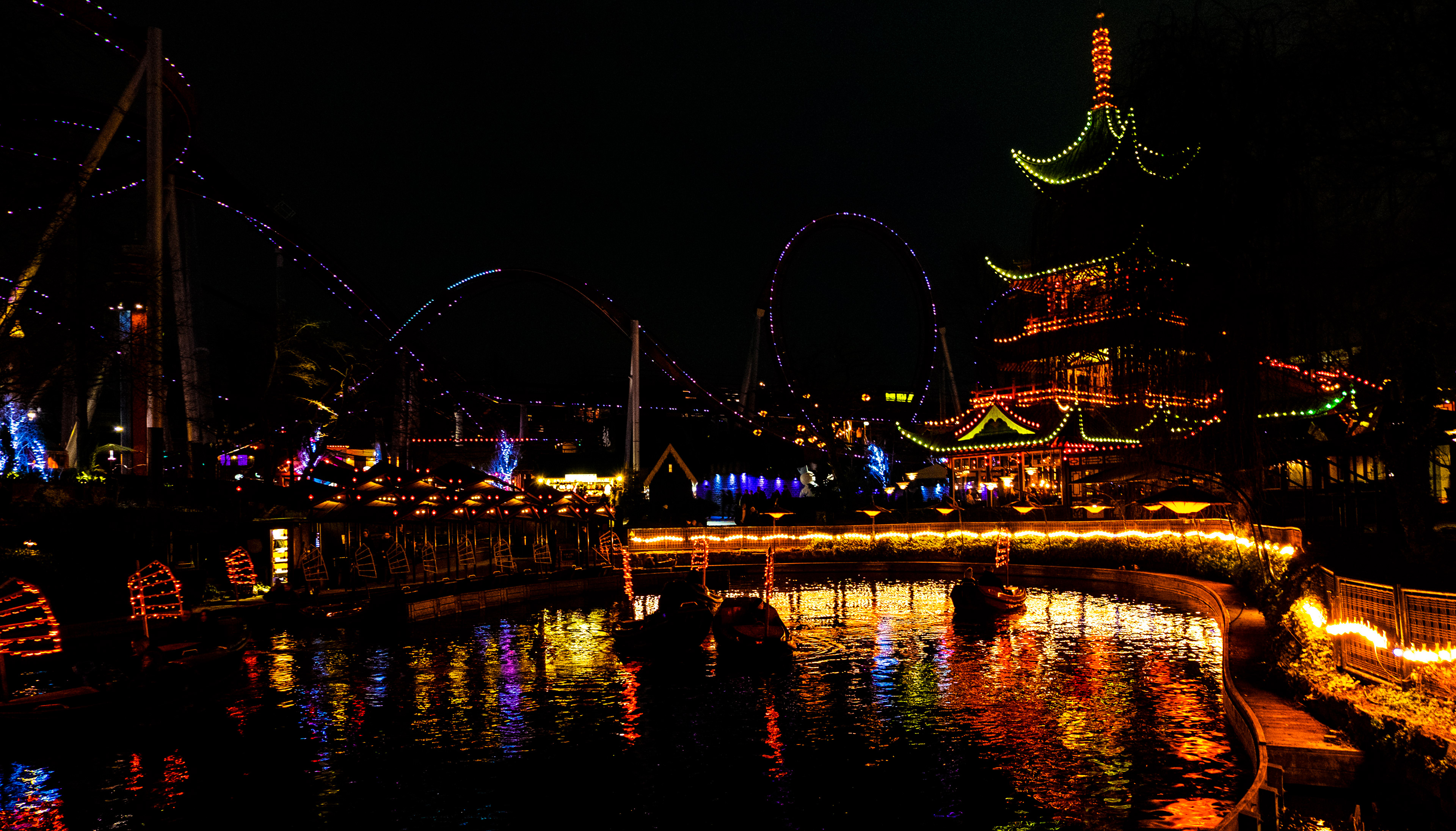Parc Tivoli - Copenhague, Danemark 2019