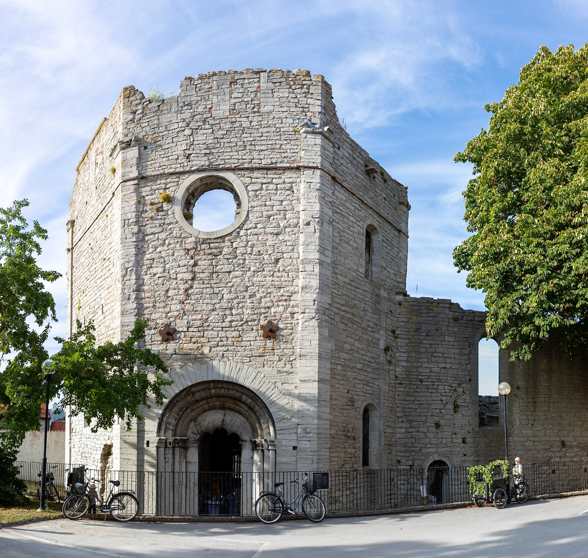 A great ruin for wedding party, Visby Gotland.