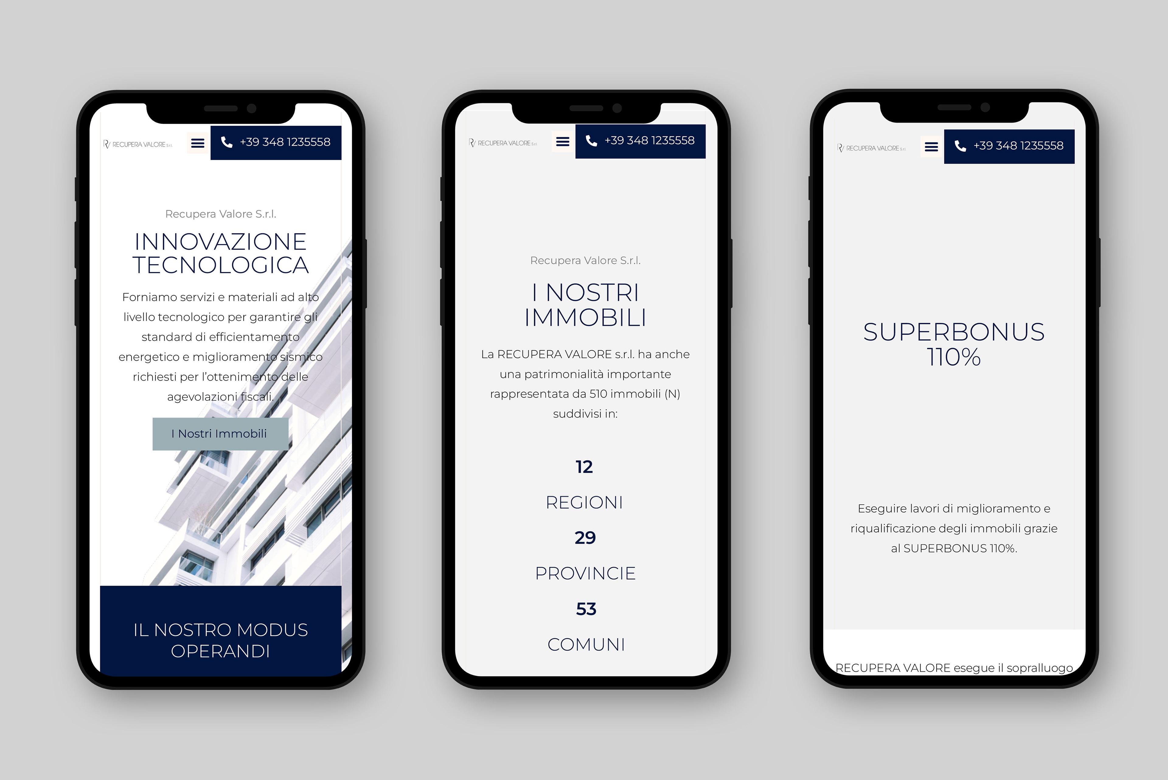 Mobile design - Recupoera Valore Srl