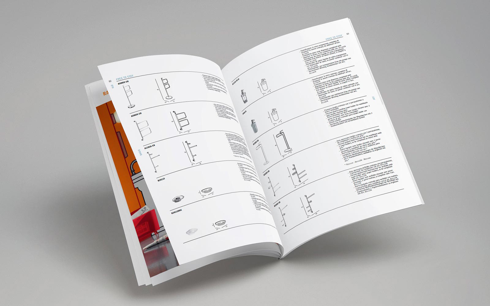 catalogo di prodotto per showroom Inda S.p.A.