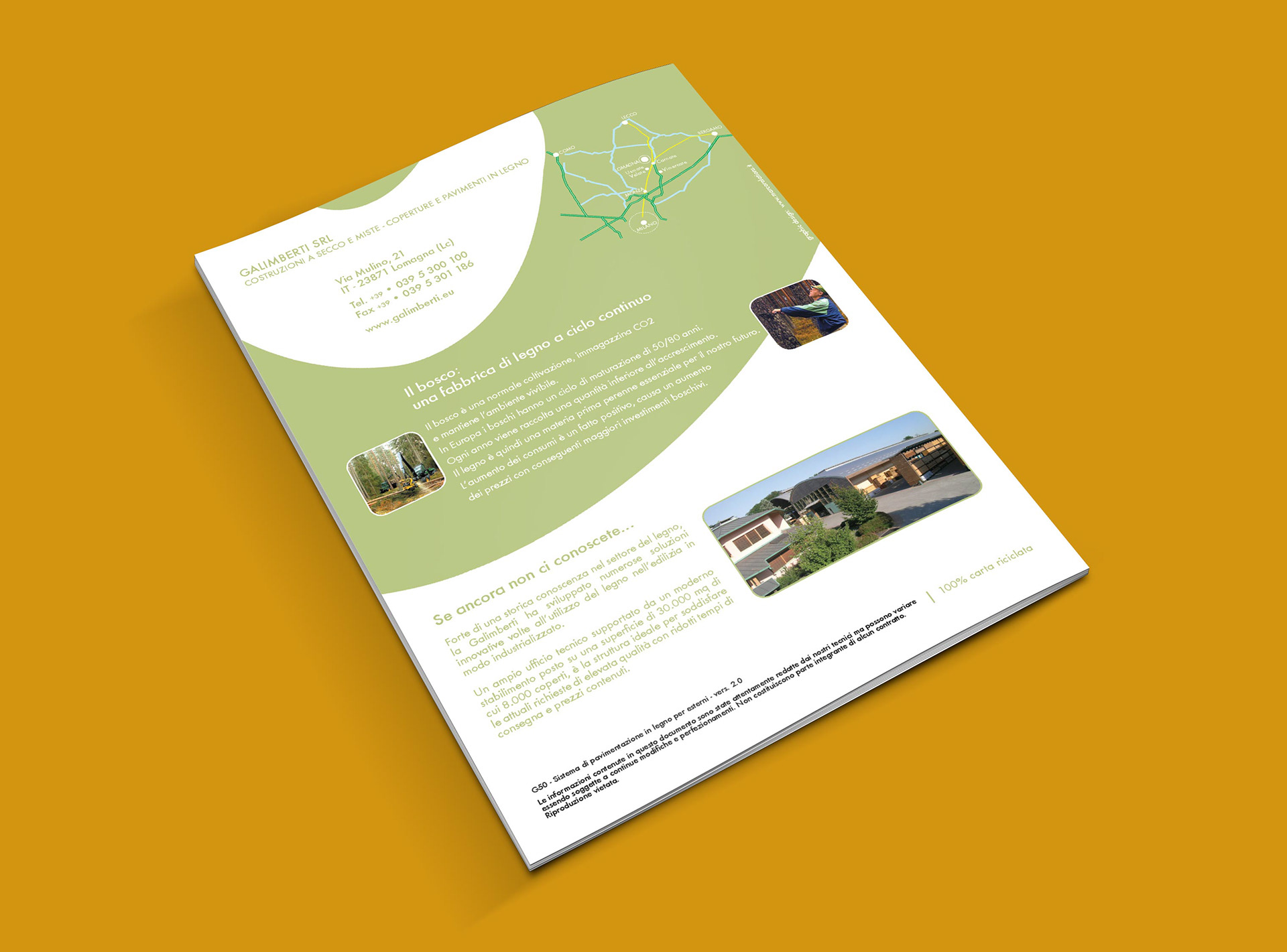 brochure Galimberti Legno e Bioedilizia
