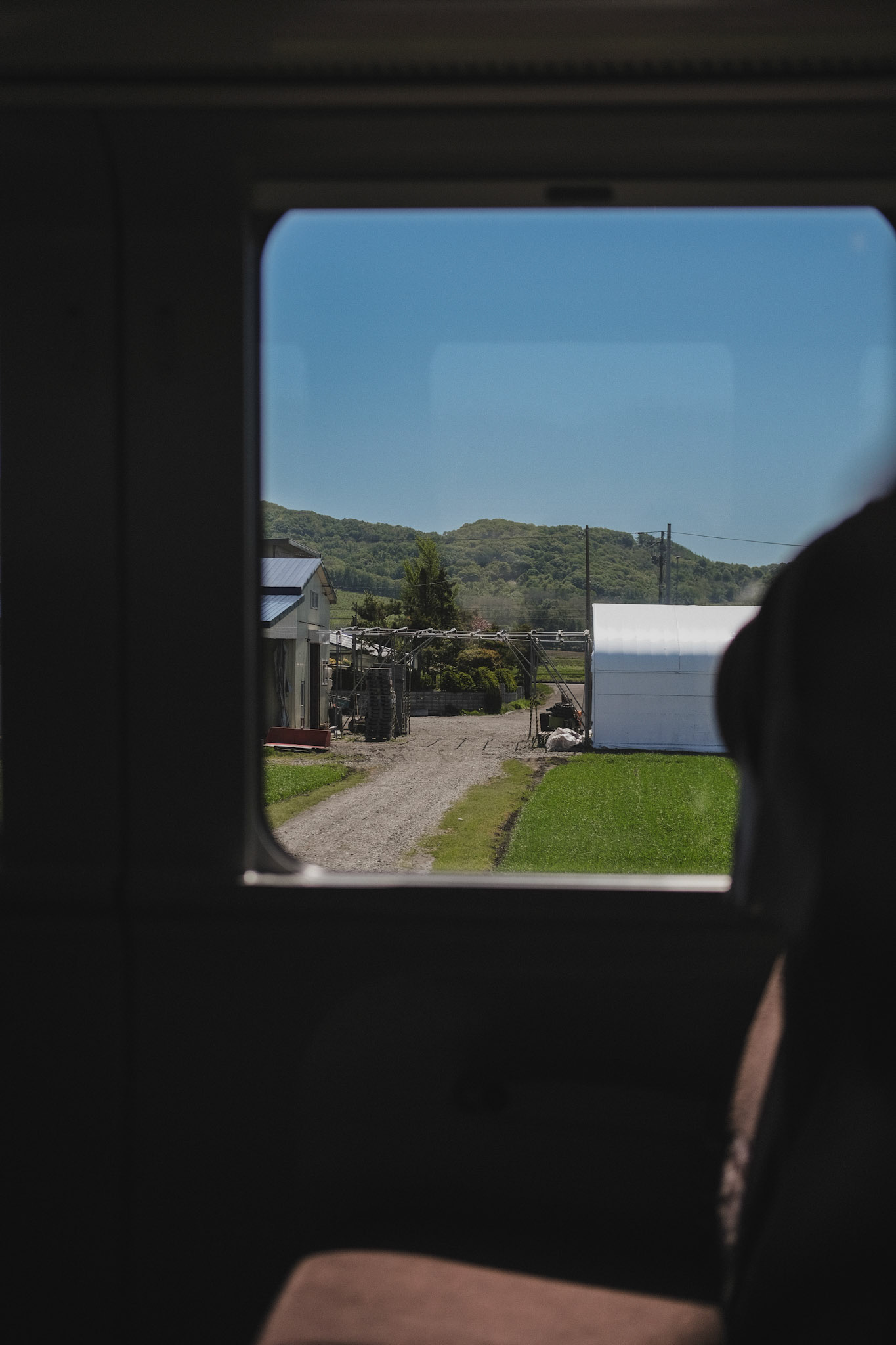 Scenic ride on the JR train
