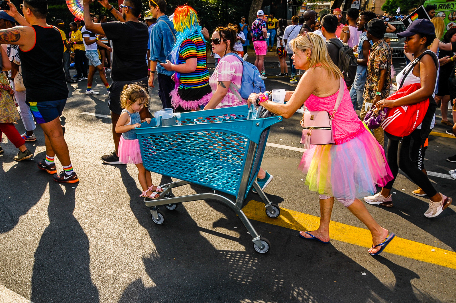 Parade-goers, Johannesburg Pride Parade 2019, Sandton © 2023 Arnold Manda