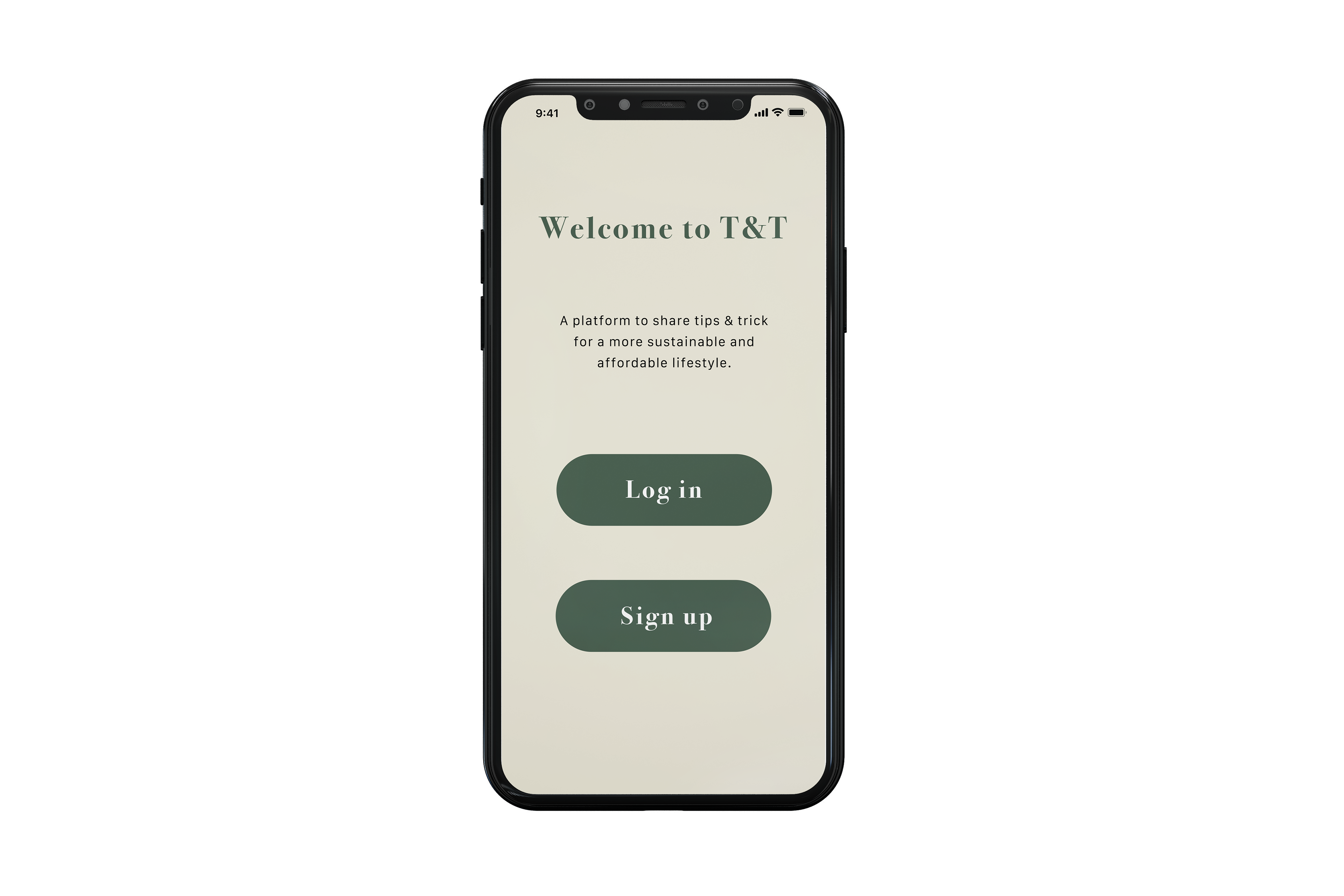 Welcome page
