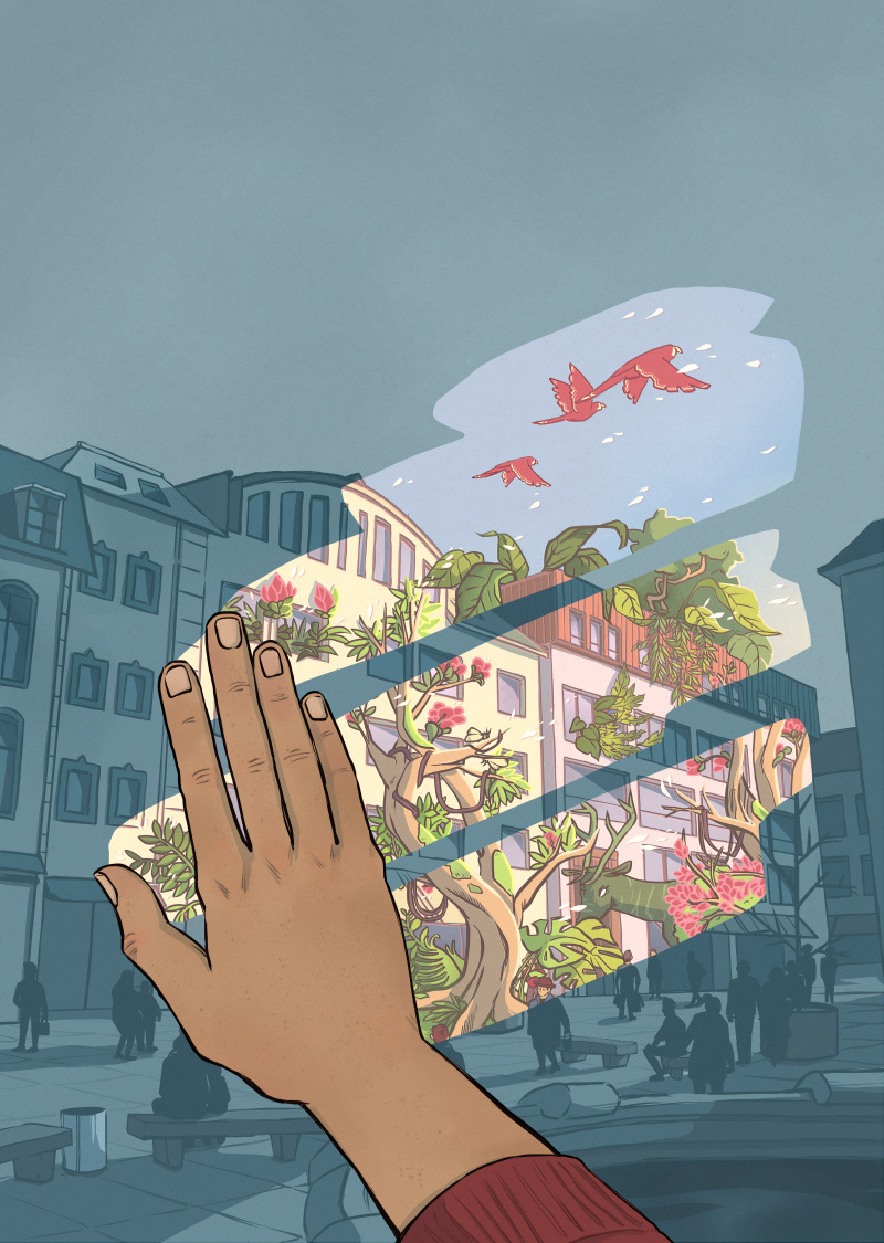 Poster & DVD cover for documentary - clairvoyance (Medienprojekt Wuppertal, 2020)