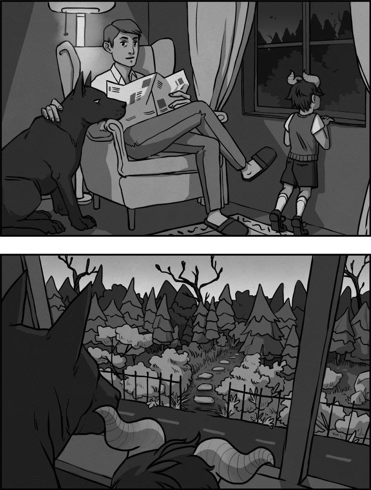 Story panels for a pitch package (Private client, 2020)