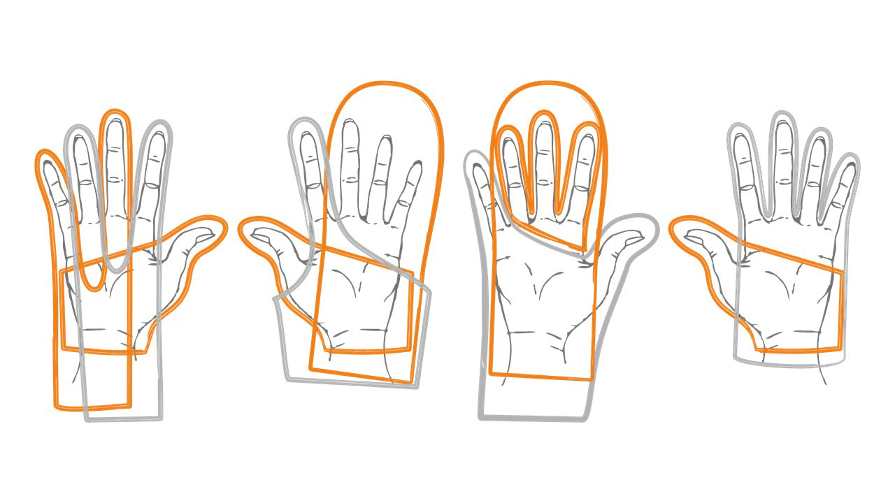 Sketches of glove project.