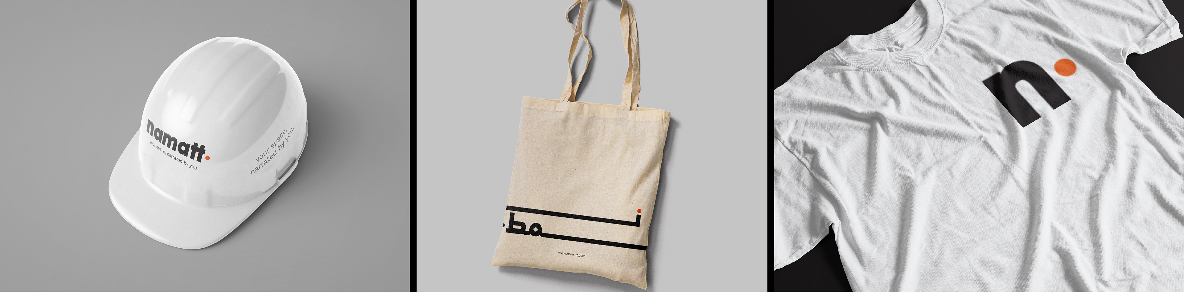 NAMATT applications and tote bags mockups plus tshirt/ uniform mockup with the emblem of NAMATT.