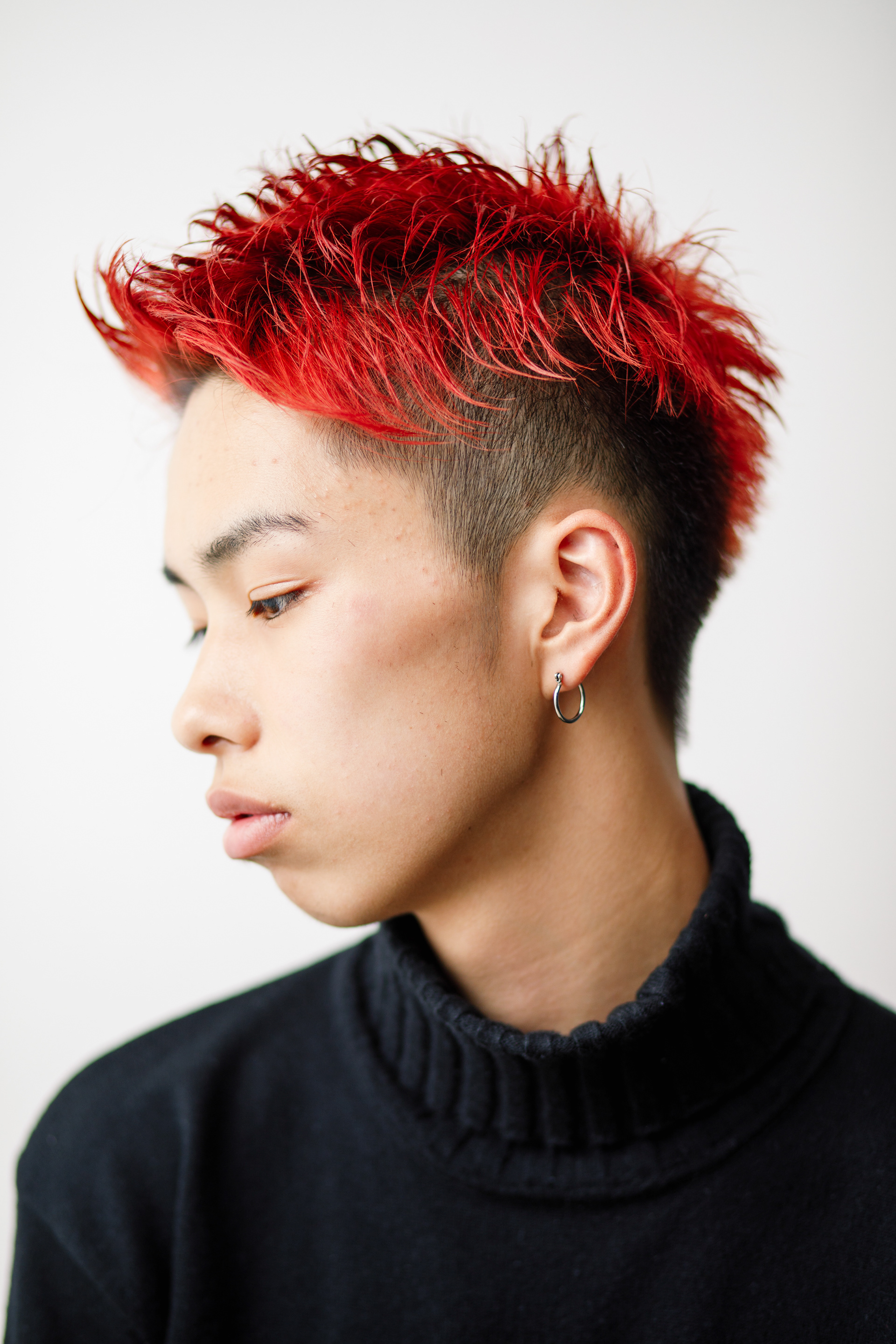 ヘアサロンsalondetogo：男性ポートレート撮影