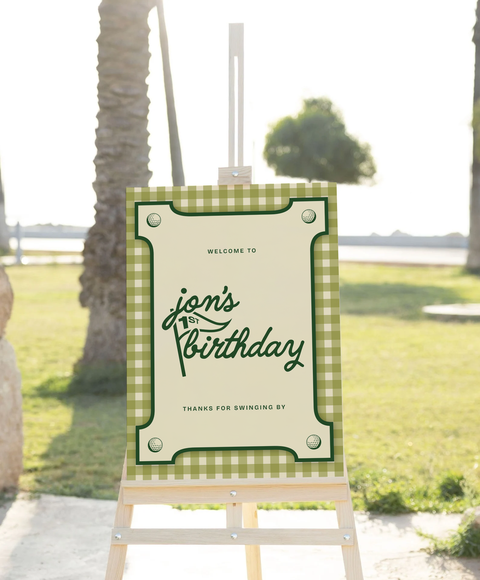 Birthday Party Welcome Sign