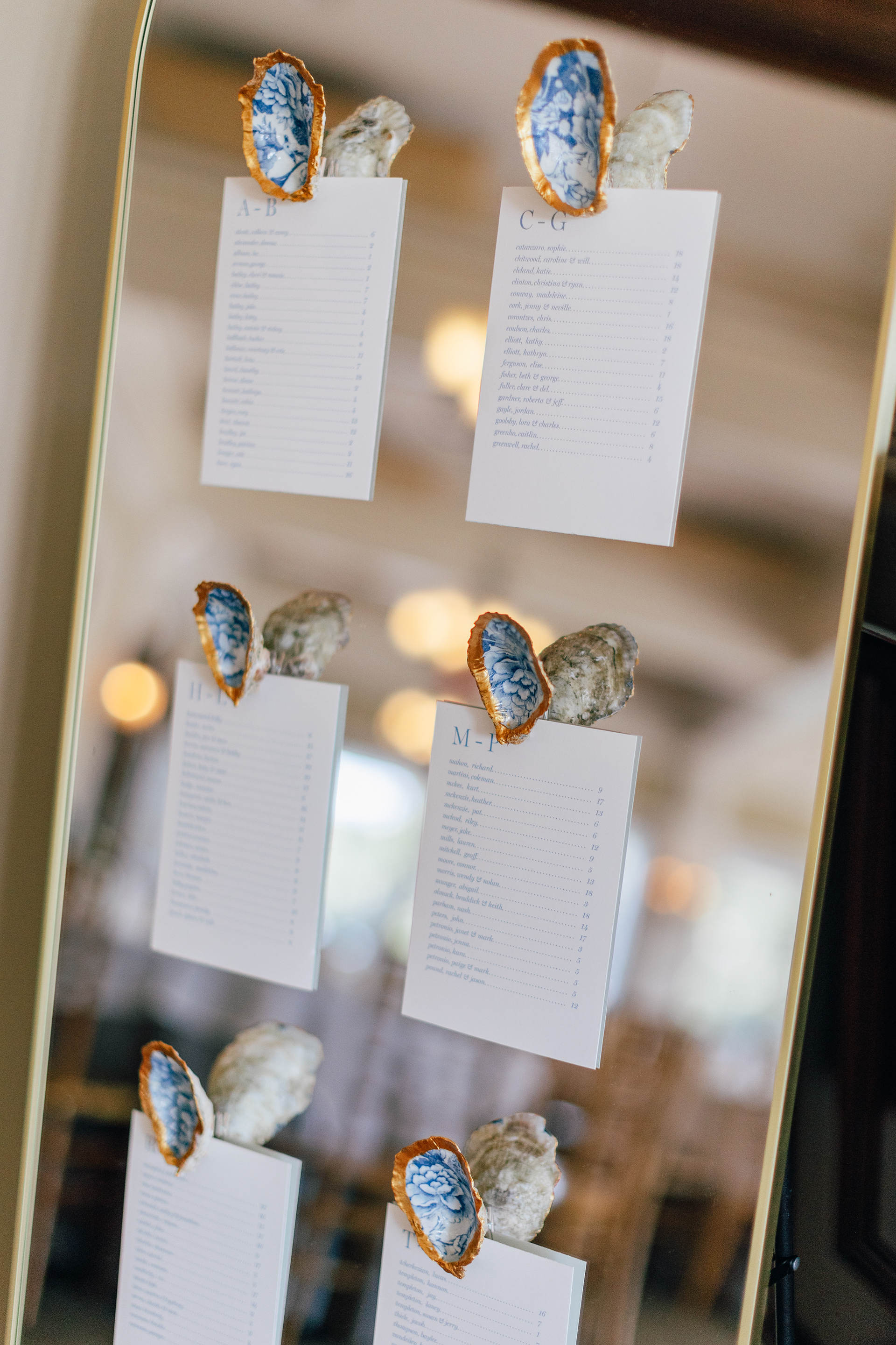 Oyster Mirror Seating Chart