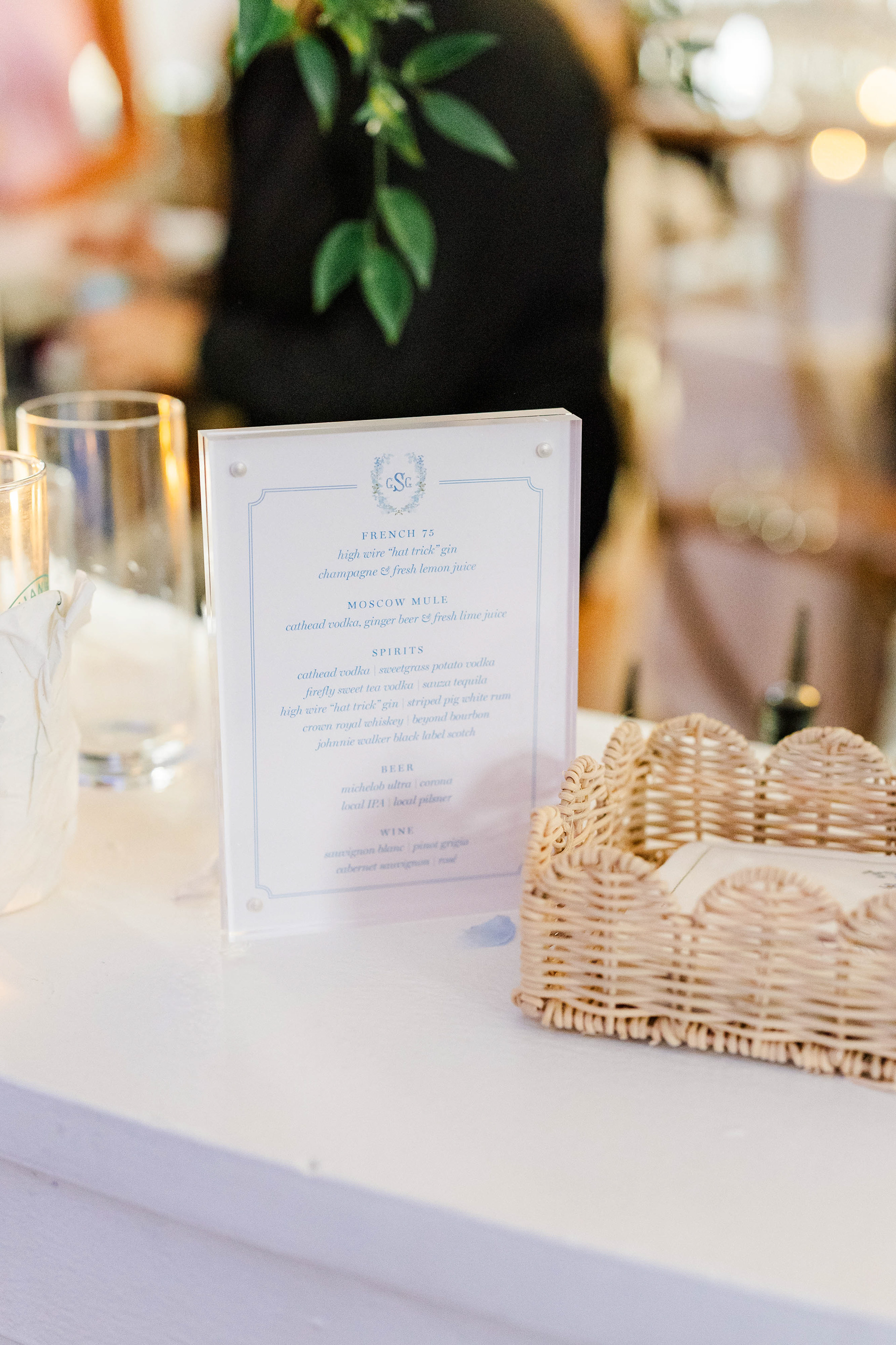 Bar Menu