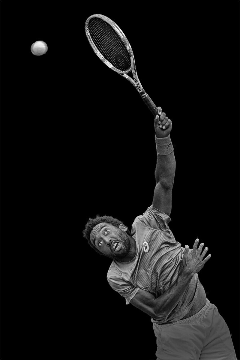 Evan King Serving