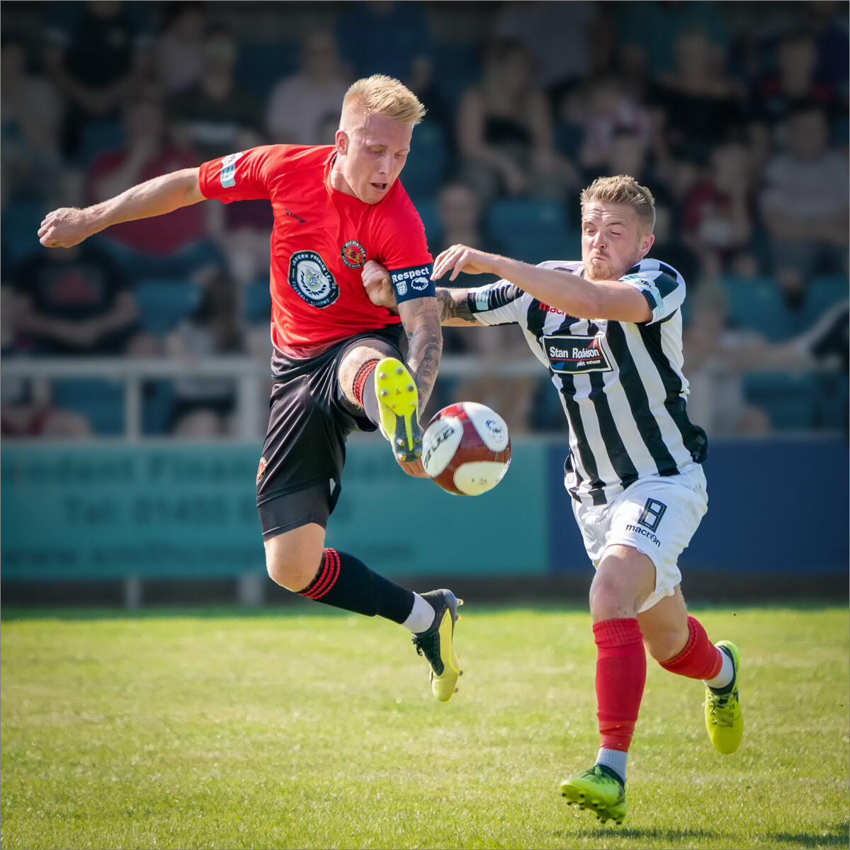 Challenging For The Ball