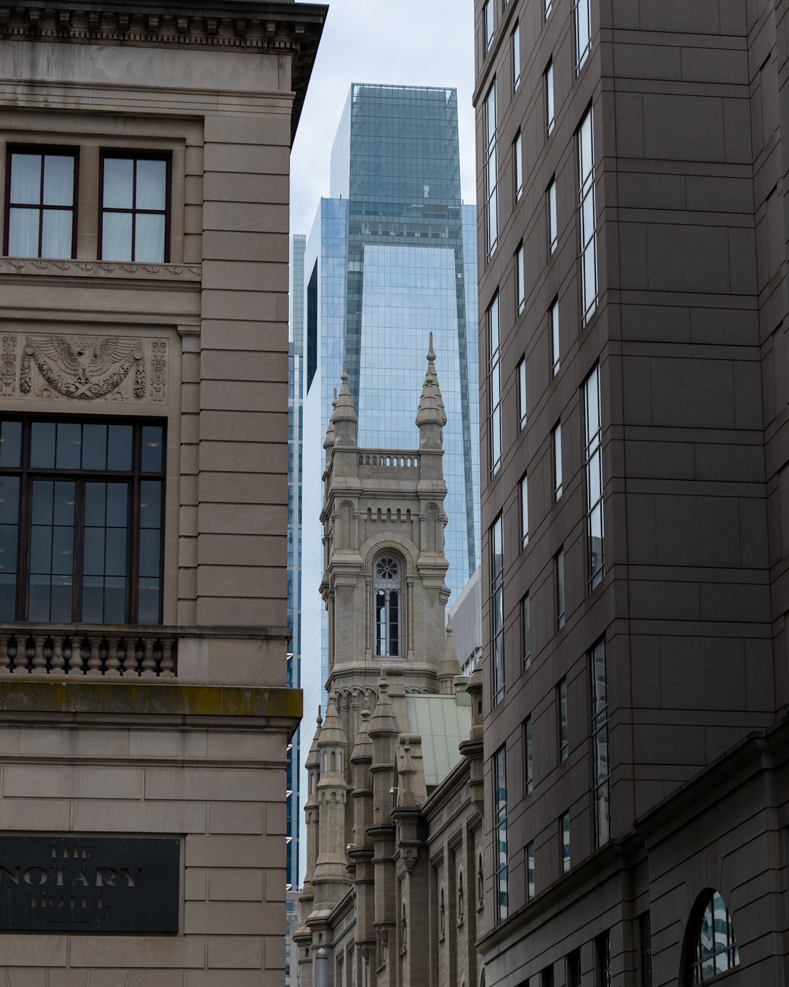 The Masonic Temple next to City Hall in Philadelphia
