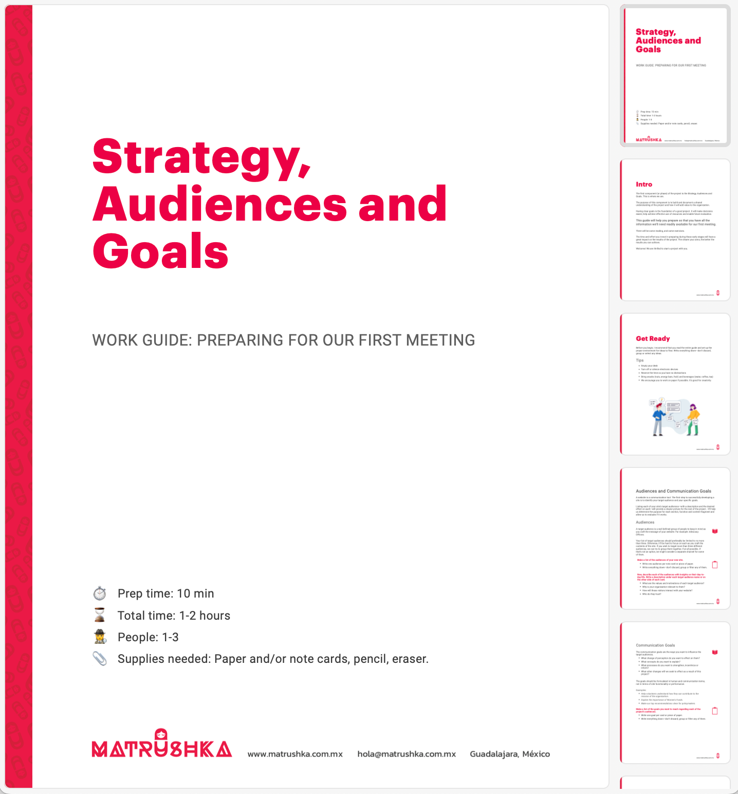 Guide to get started.