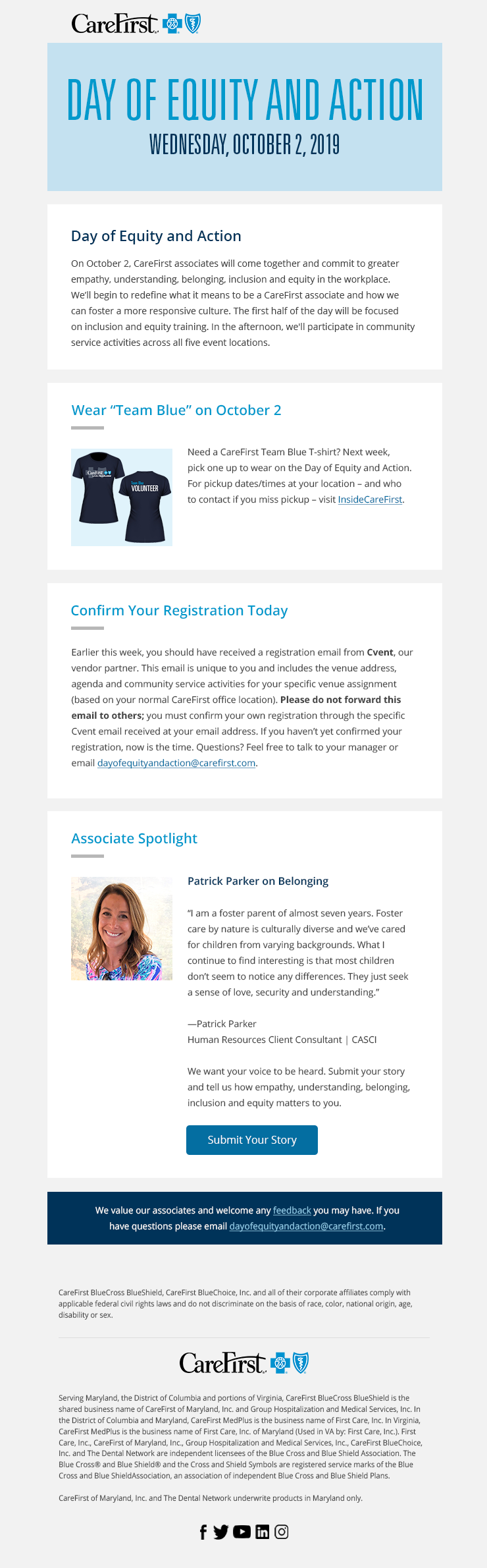 Internal Informational Email Template