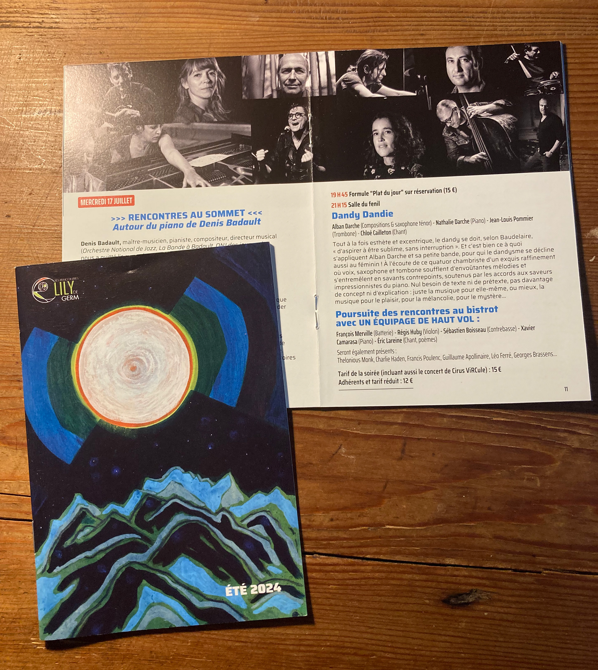 Programme 20 pages - Format A6