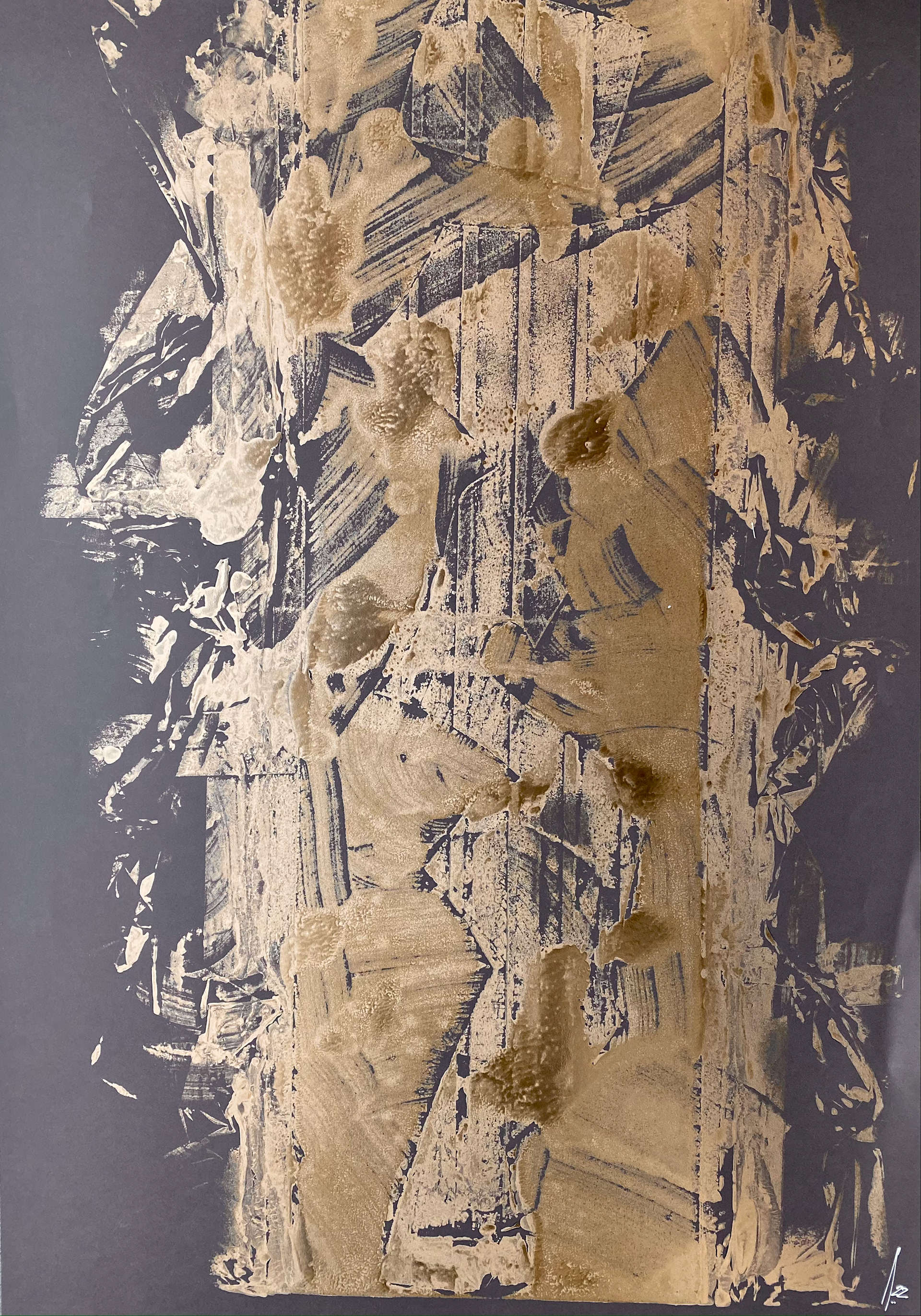 2022_SINTESI 00_tecnica mista su carta_100x70_coll.privata