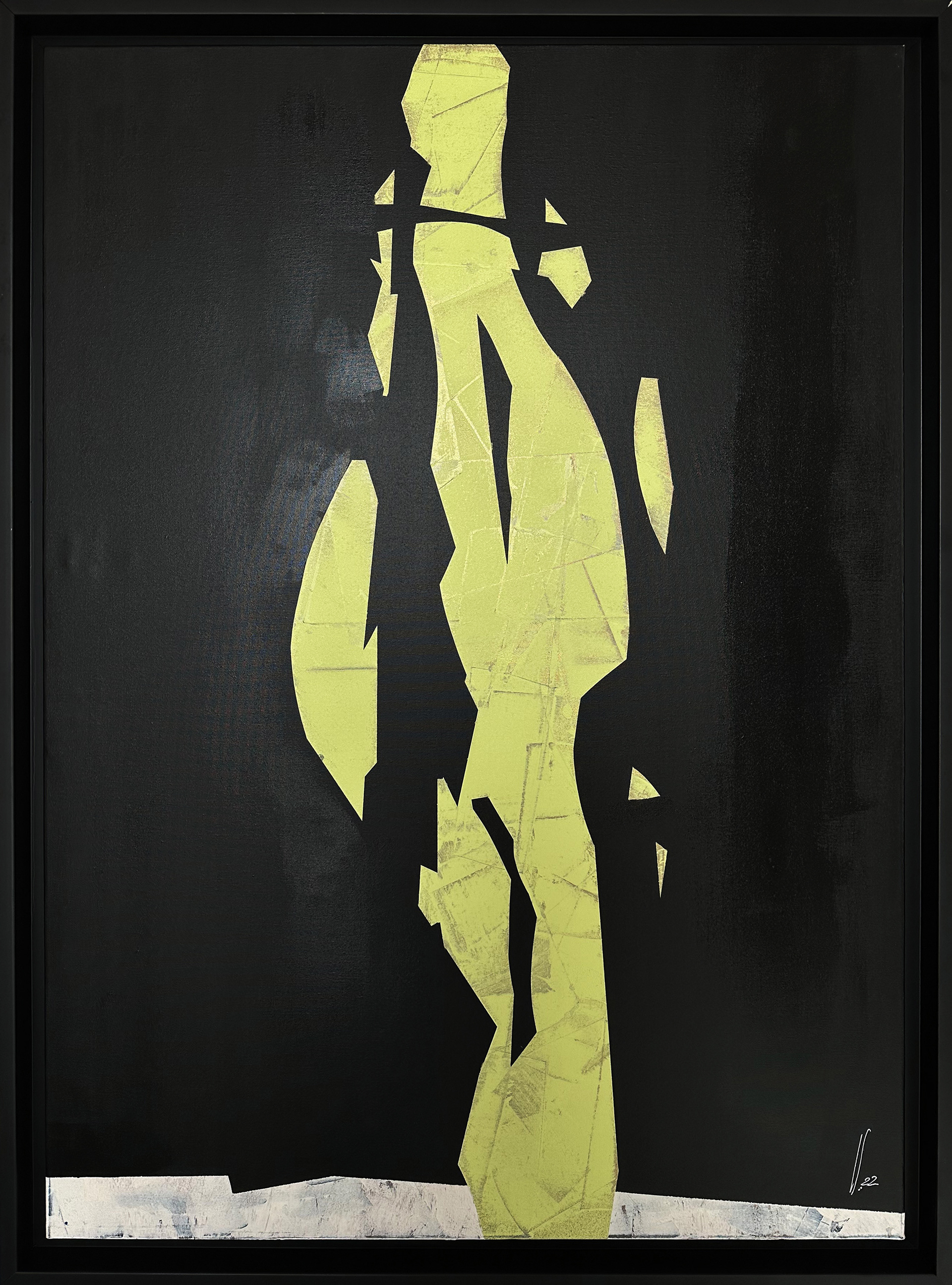 2022_FREE ANIMAL 08_tecnica mista su carta_100x70