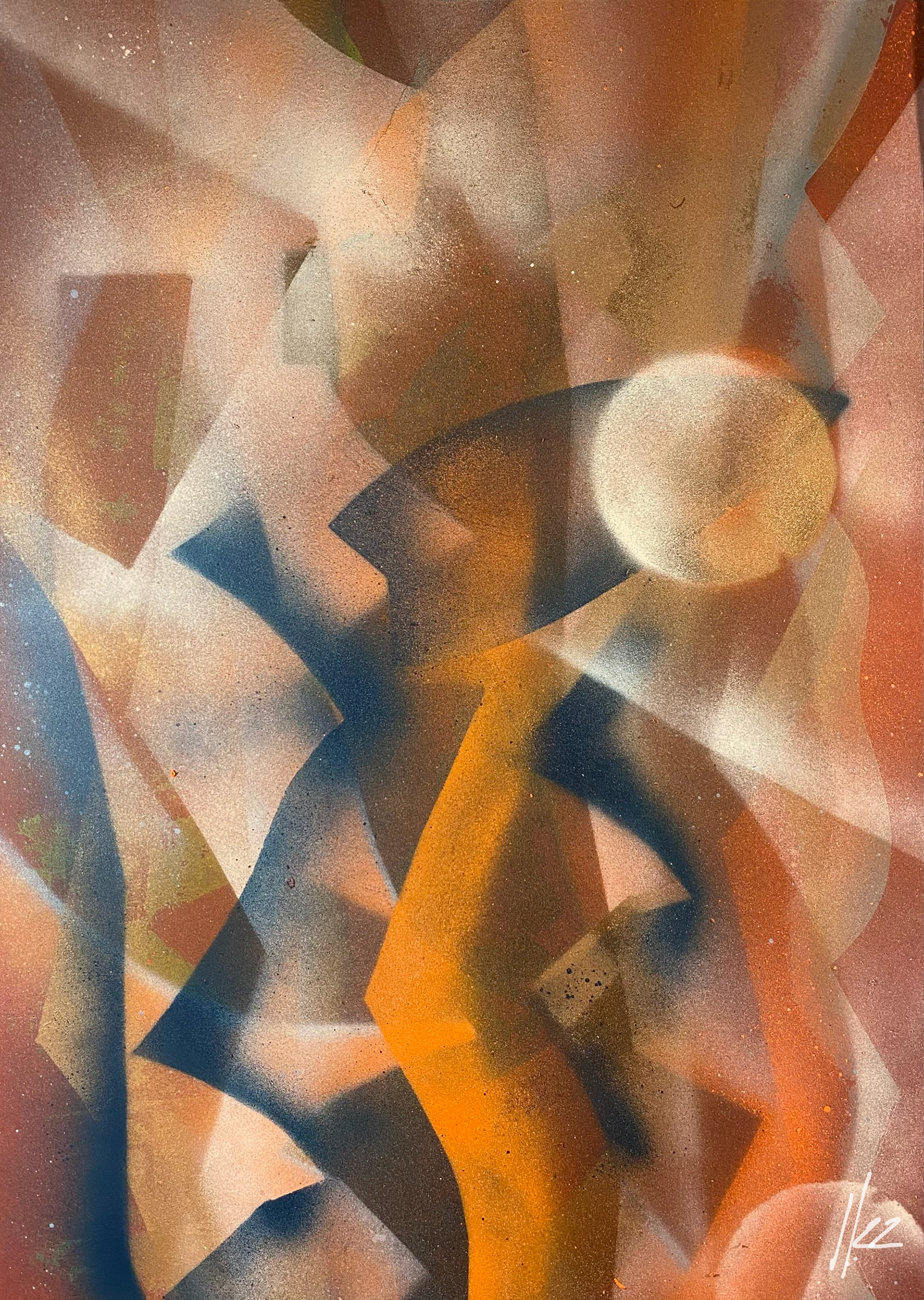 2022_SGUARDI RESISTENTI 02_tecnica mista su carta_50x70