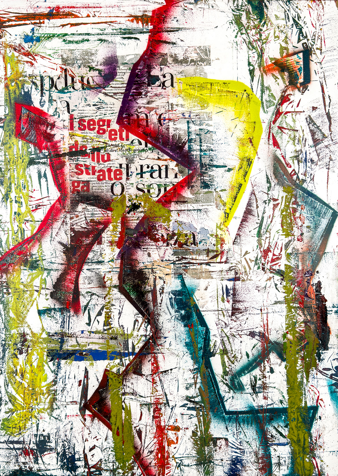 I SEGRETI DELLO STRATEGA_tecnica mista su legno_50x70