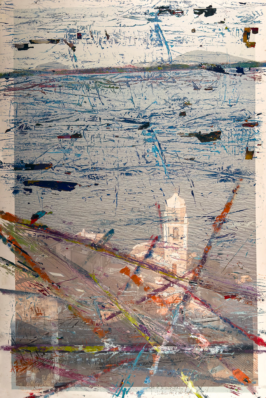 qui è bellismo. ti dico che è un sogno_03_acrilico su carta 90x135