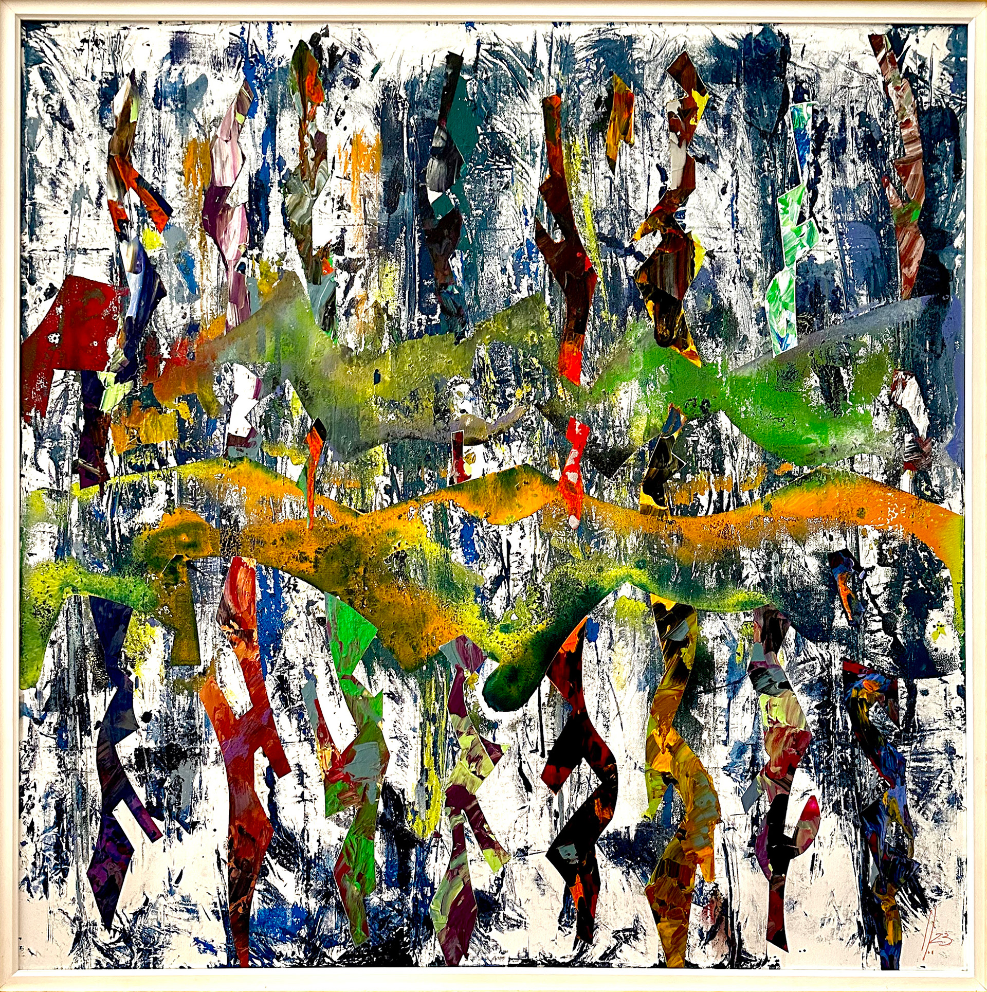 2023_afterglow_021_tecnica mista su tela_100x100