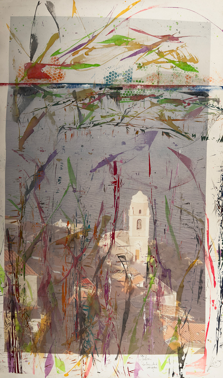 qui è bellismo. ti dico che è un sogno_06_acrilico su carta 90x150