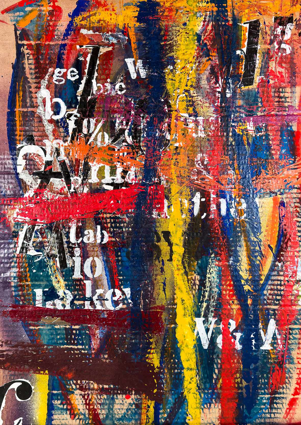 CHIAVE DI USCITA_tecnica mista su legno_50x70