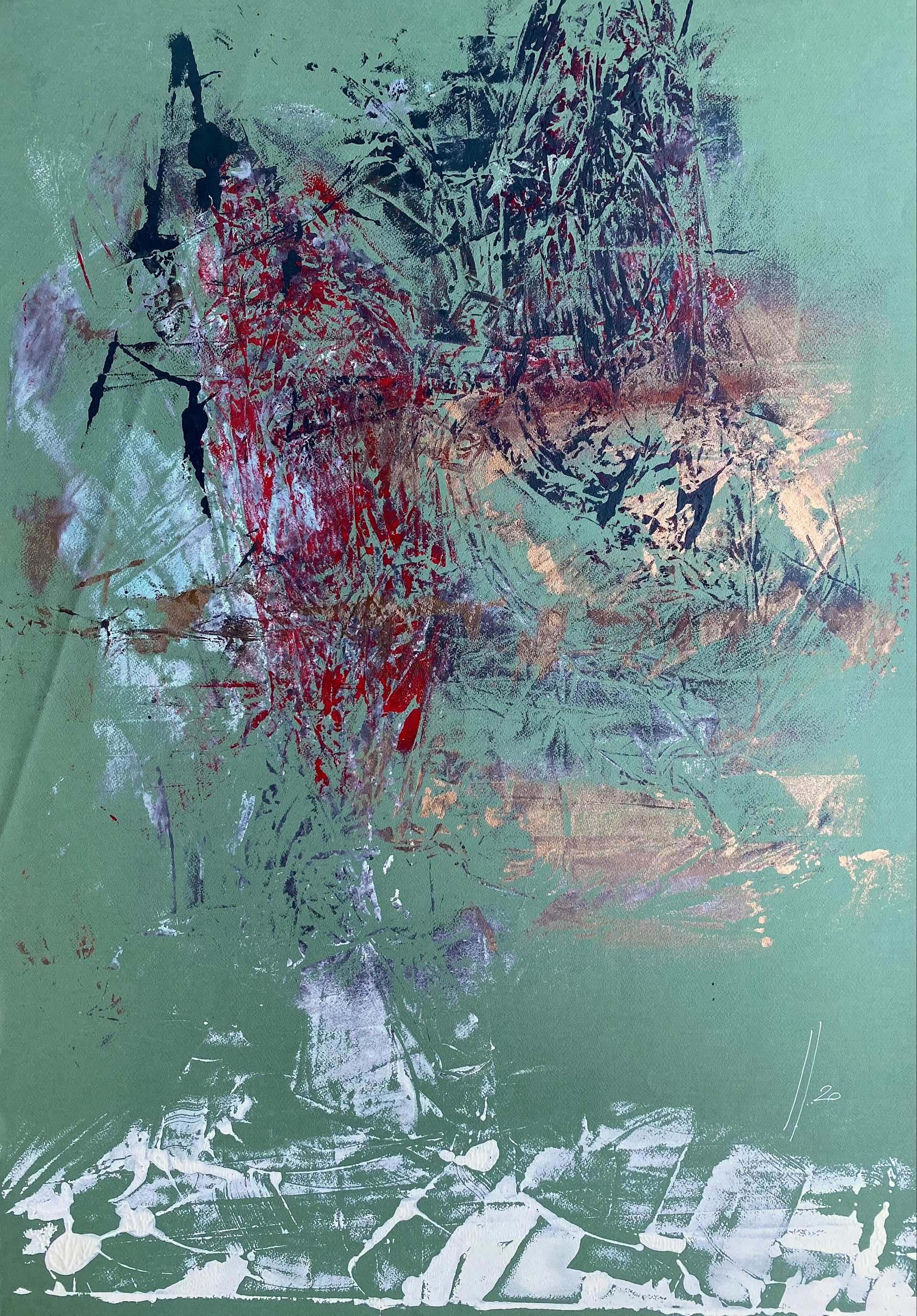 2020_calco 03_tecnica  mista su carta_100x70