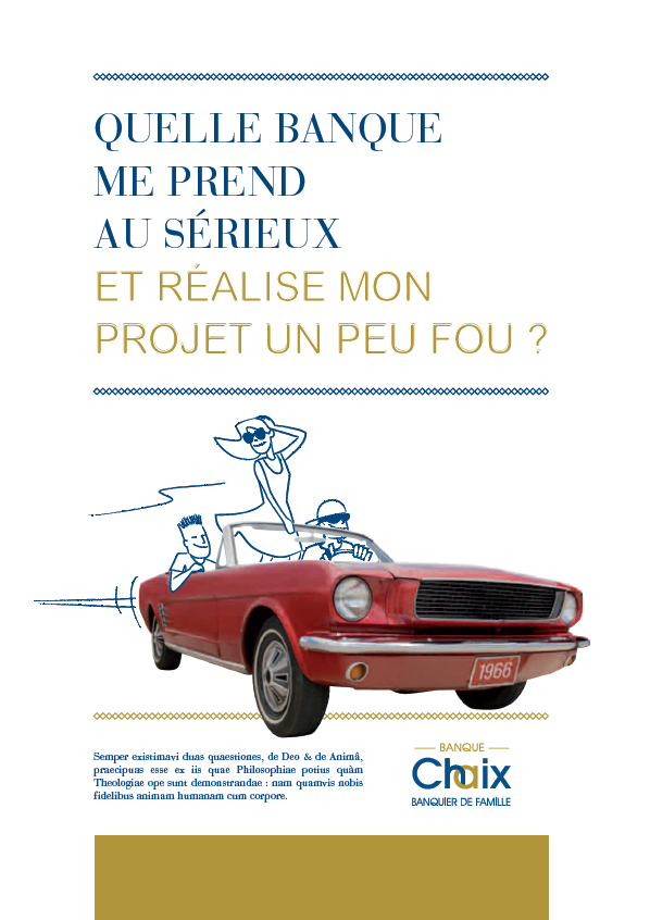 Création graphique annonce presse
