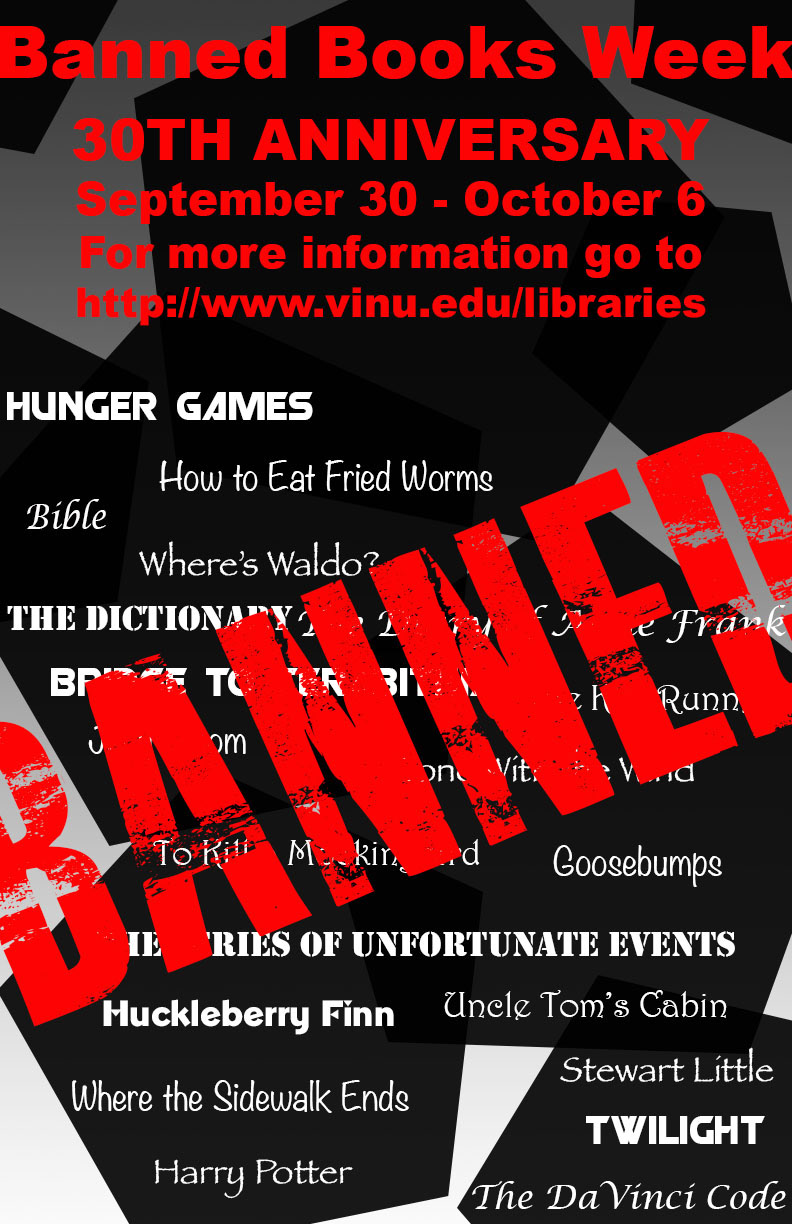 Banned Books Flier for Class