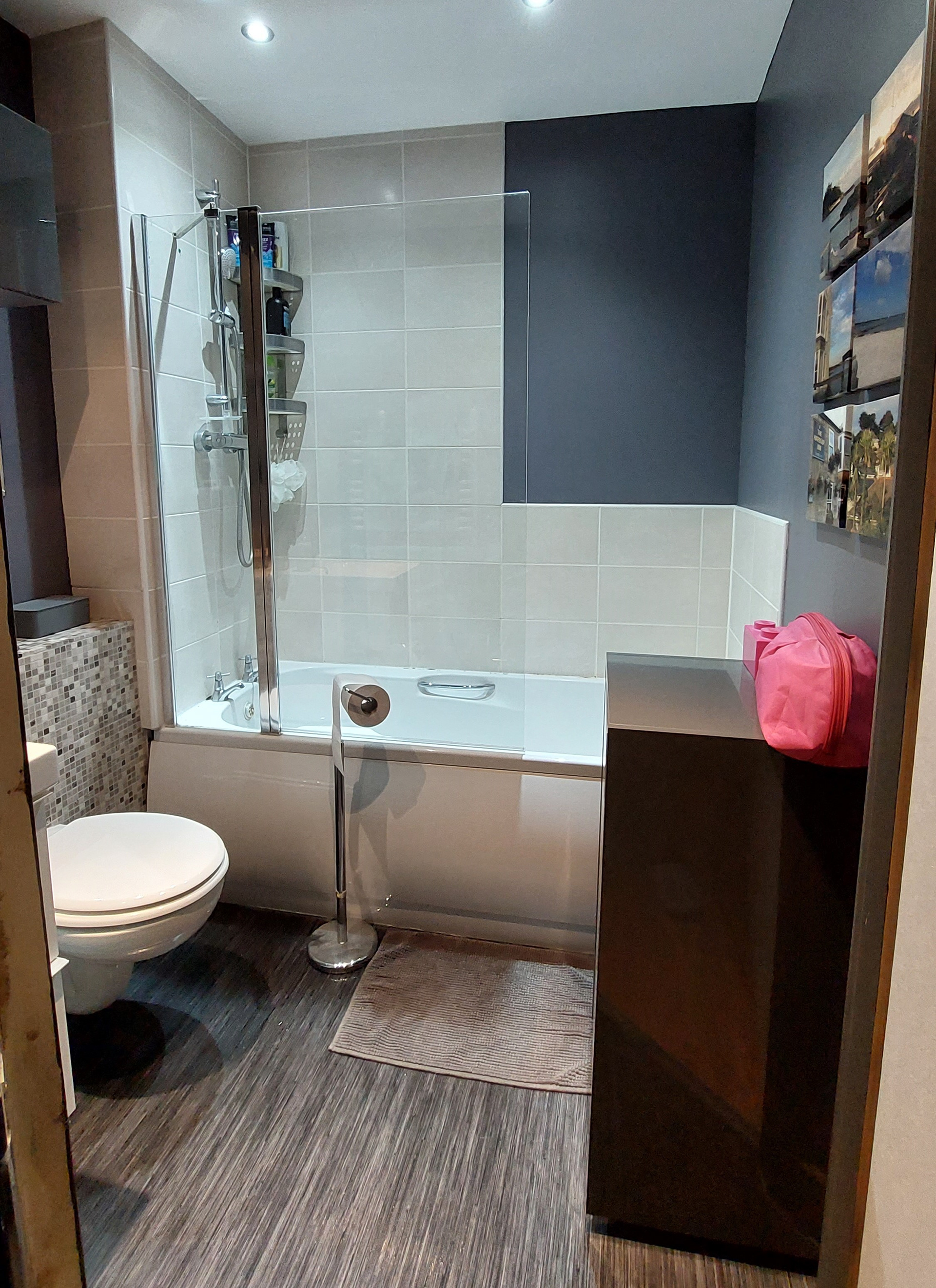 The overall aesthetic of this bathroom creates the impression of a home wellness retreat. The feedback of the client and some of their friends has been that they thought they were in a five star hotel...