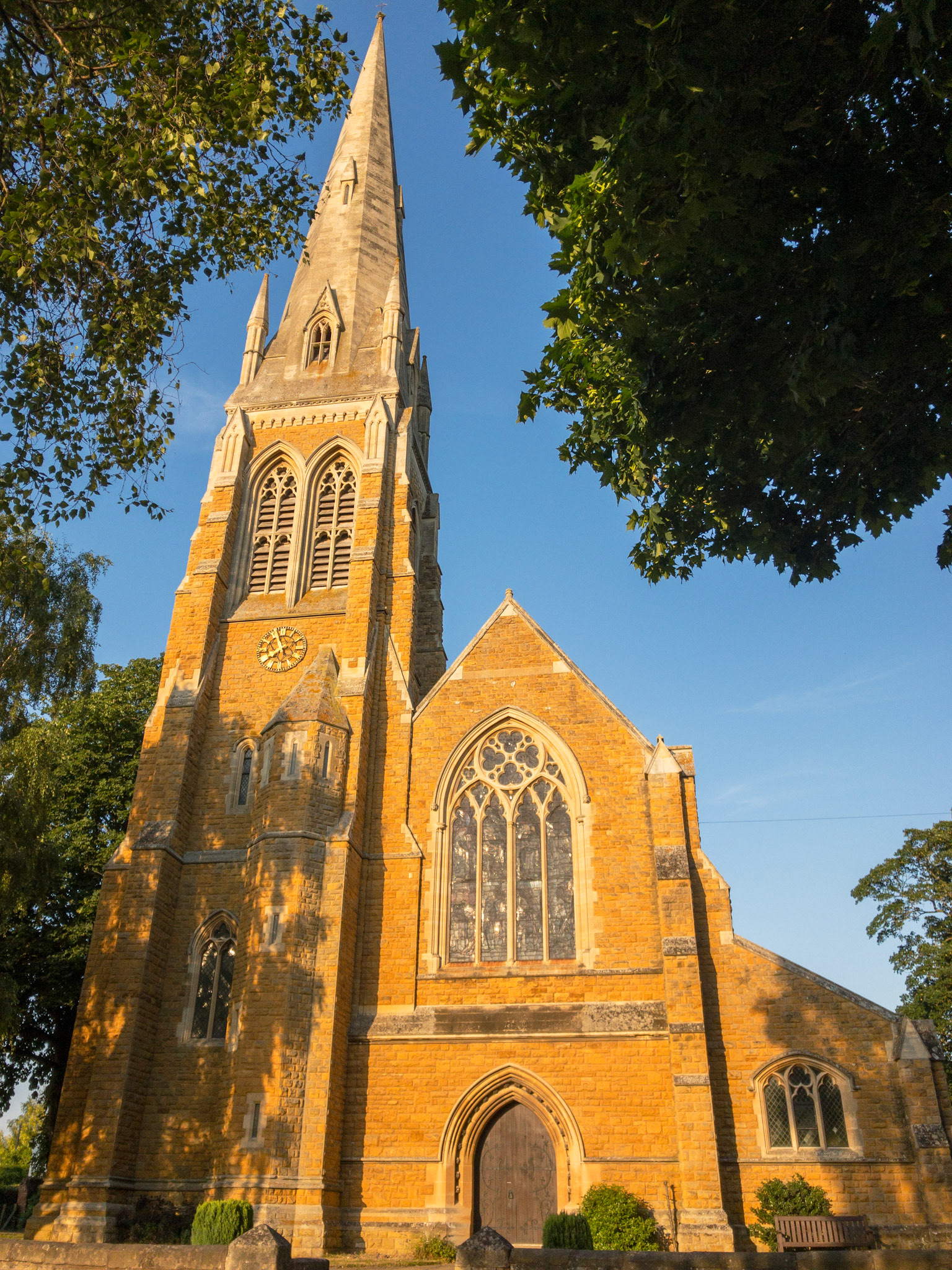 Jul 3rd - Nicely sunlit church in Upton-upon-Severn