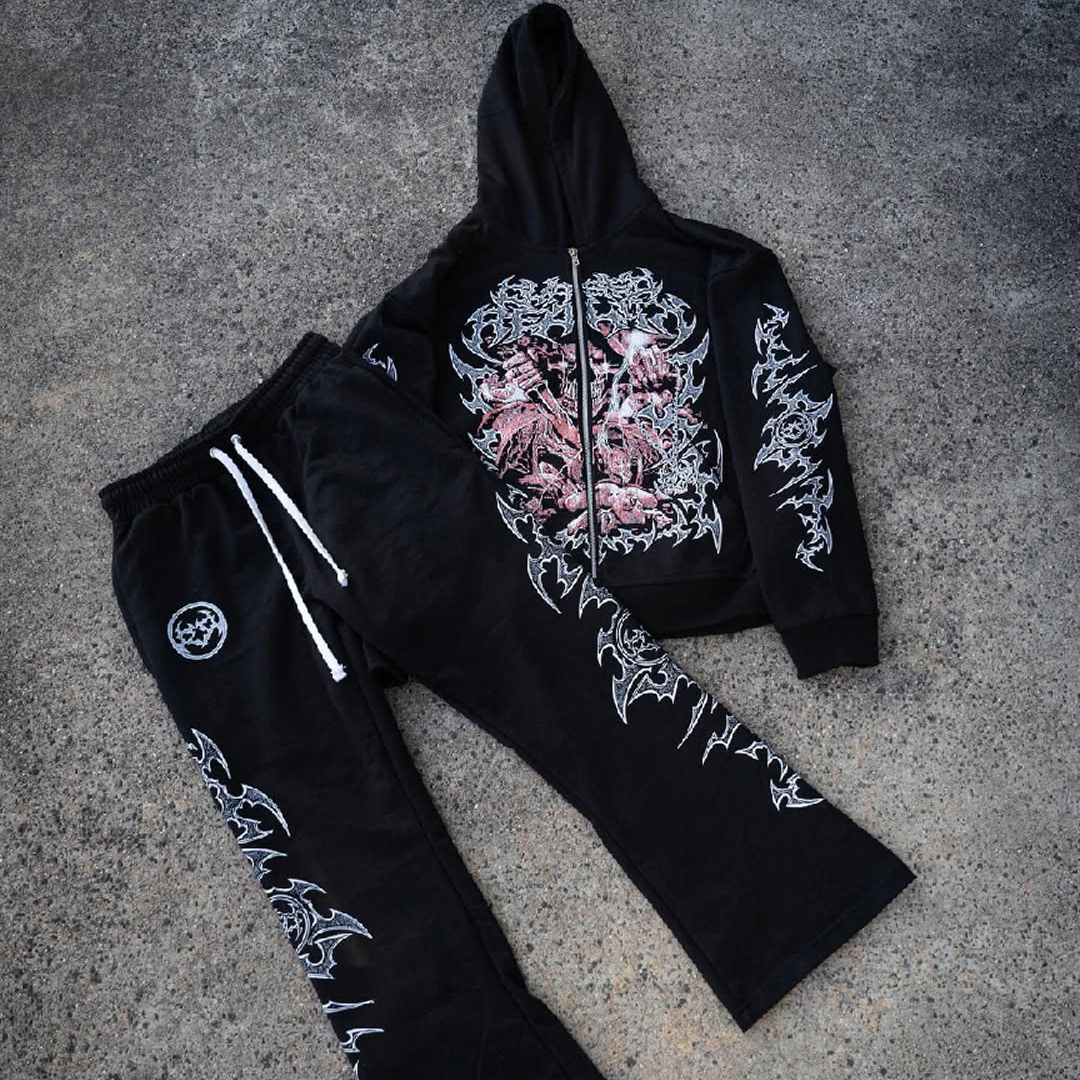 Cursed Reality - Graphic Hoodie + Sweat Pants (2023)