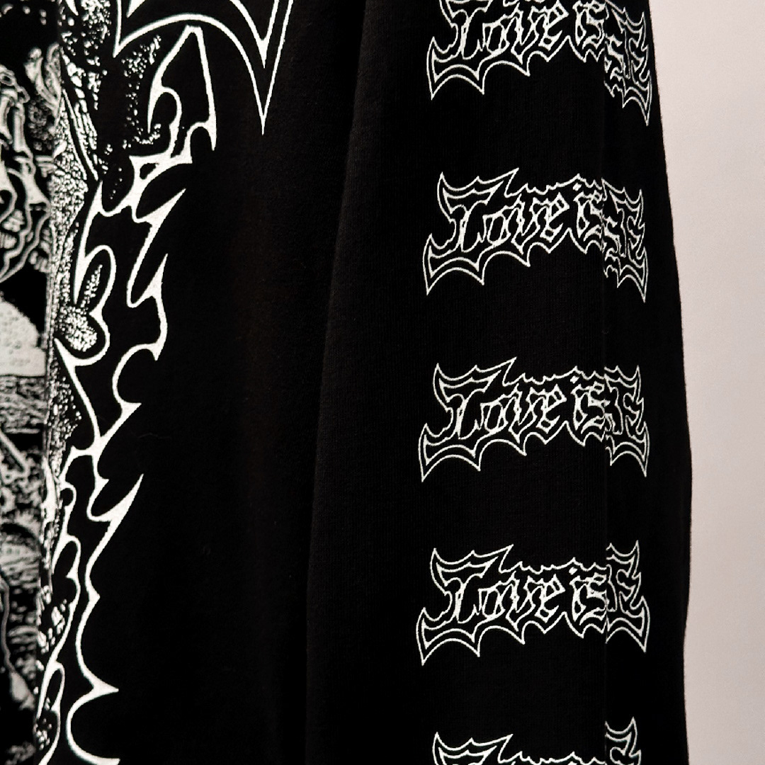 Printed on longsleeve