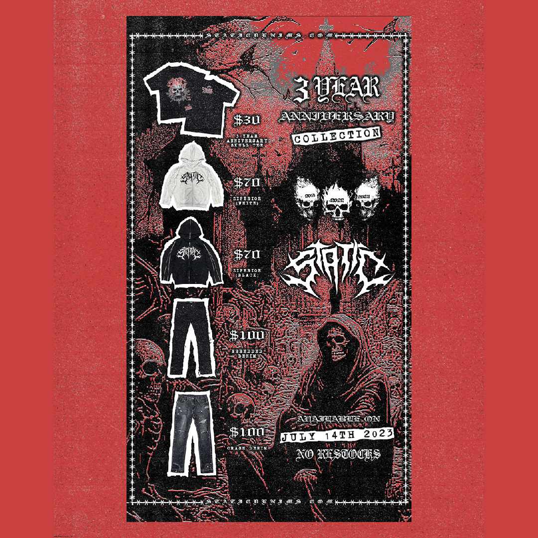 Static Denim - 3 Years Anniversary (Flyer 2023)
