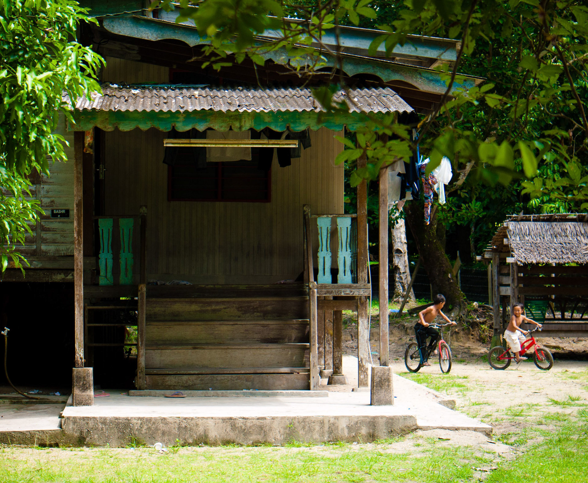 Cycling around the house