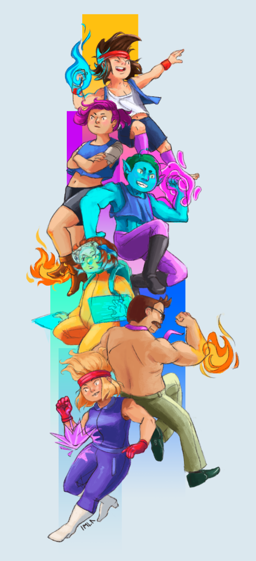 O.K. KO! Characters Fan Art