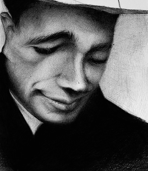 Walker II / ink on paper