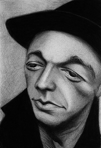 Walker III / ink on paper