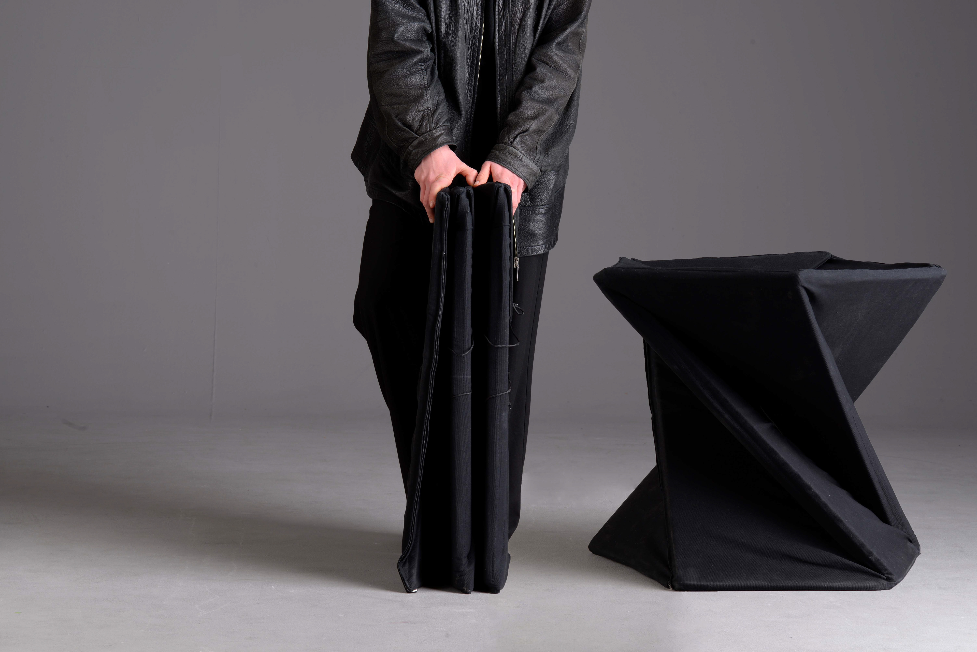 Morph stool and mat, origami