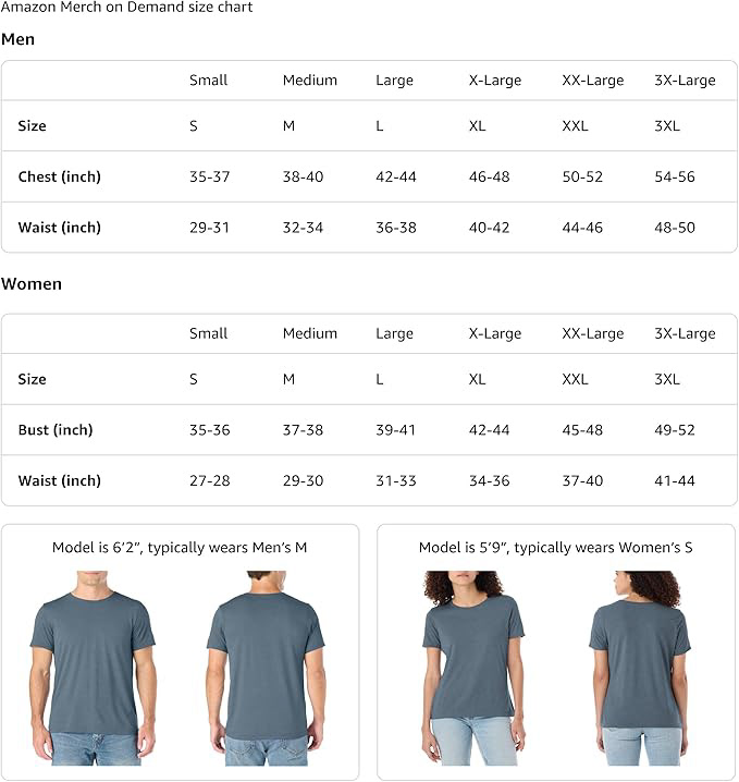Size chart for the Dead Signal Creeps Premium Tri-Blend T-Shirt. Provides chest and length measurements for the athletic-fit, moisture-wicking 50/25/25 'Carry the Signal' apparel hardware.