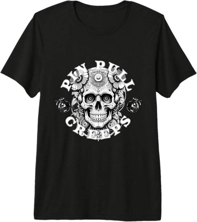 Pin Pull Creeps Sticky Bloom identity. A technical streetwear accessory designed to Carry the Signal of biological evolution fused with mechanical system hardware.