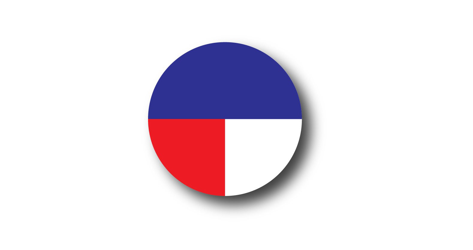 The Czech Republic flag color