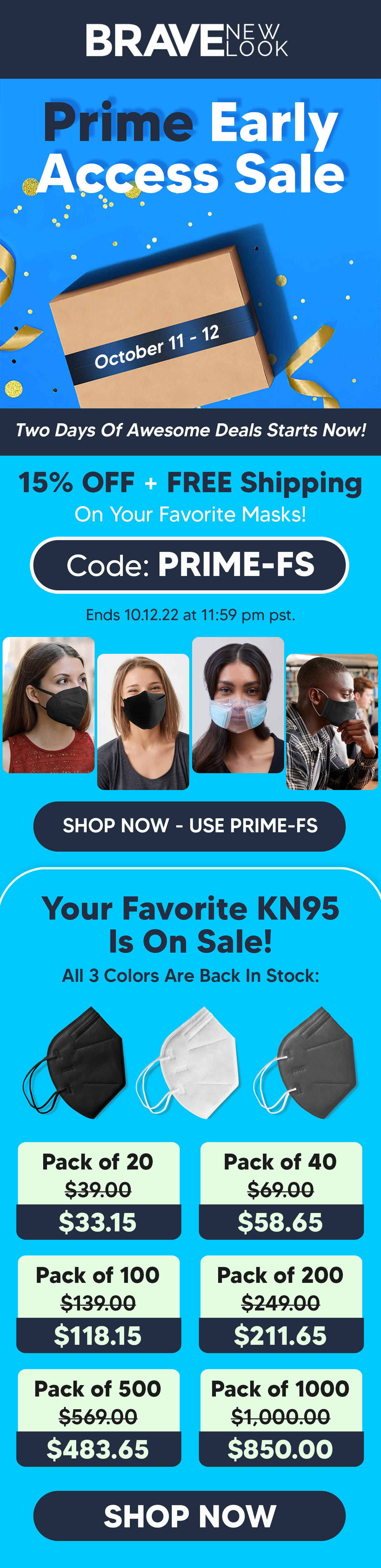 Prime Day Sale | Brave New Look https://www.bravenewlook.com